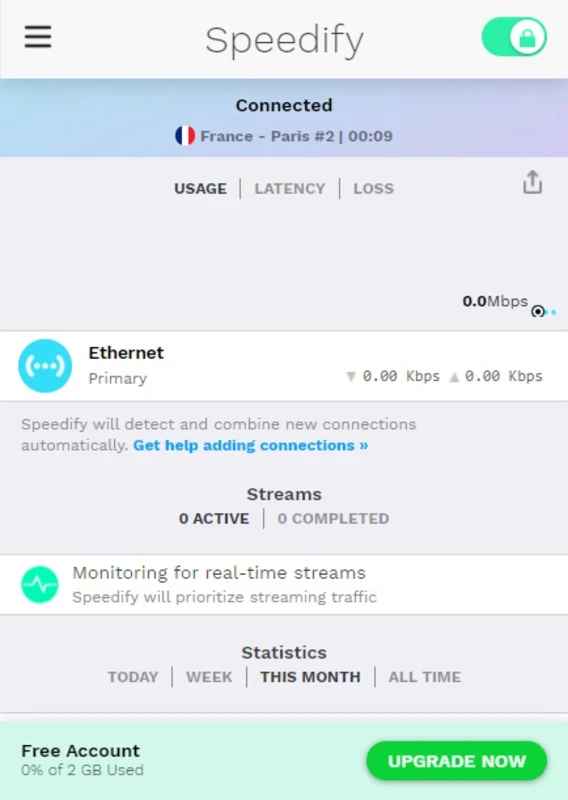 Speedify — captură de ecran 1