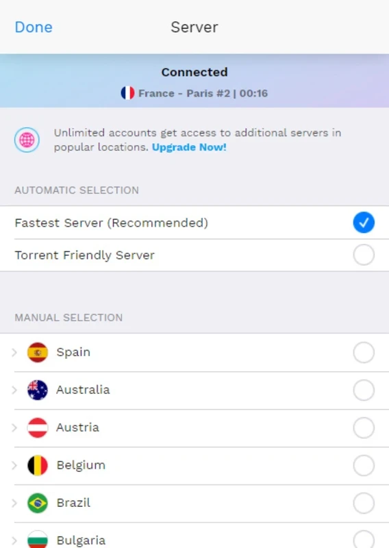 Speedify — captură de ecran 4