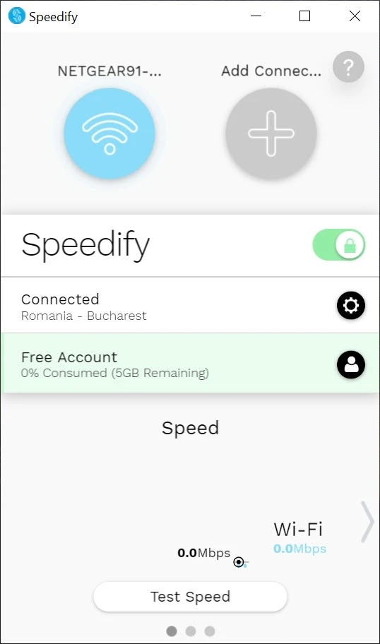 Speedify — captură de ecran 5