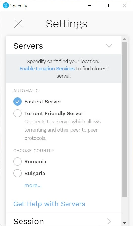 Speedify — captură de ecran 6